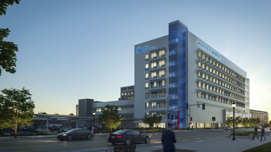 Kaiser Permanente Railyards Medical Center rendering exterior 3