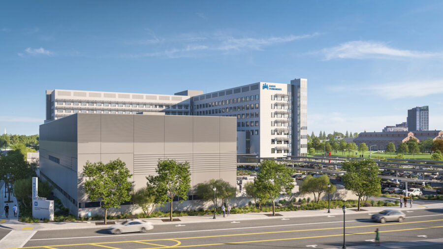 Kaiser Permanente Railyards Medical Center rendering exterior 5