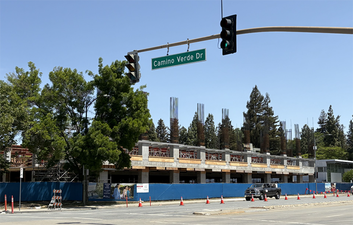 Parking Structure is now 28% Complete