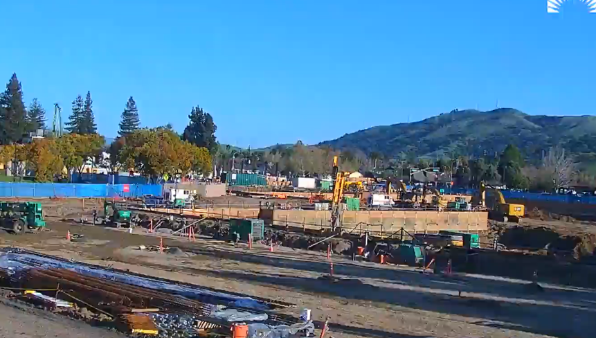 Image of the Kaiser Permanente Hospital Parking structure development